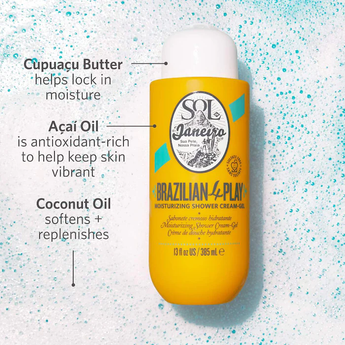 Brazilian Play Moisturizing Shower Cream-Gel - Imagen 8